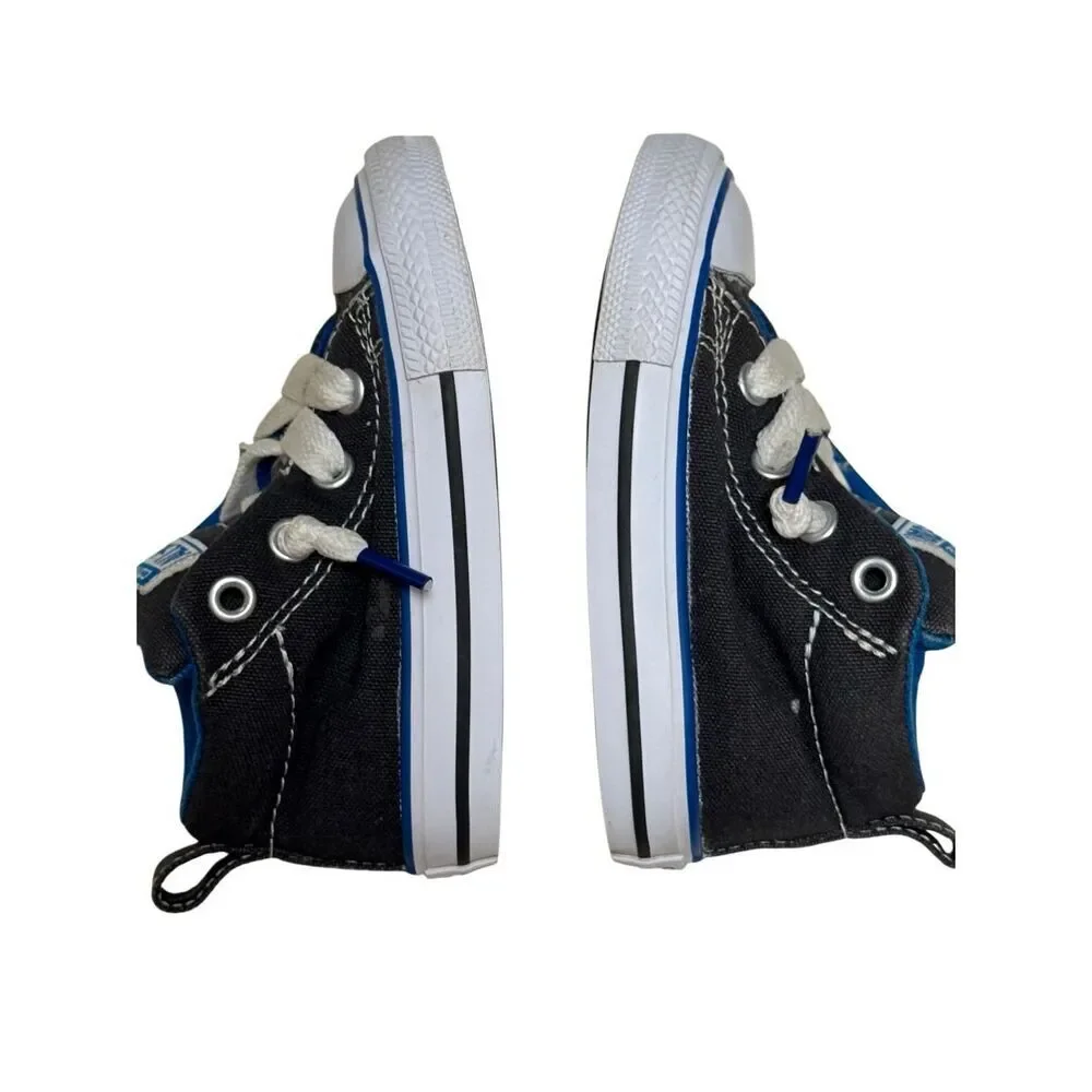 Converse All Star Kids CTAS Street SNEAKERS Blue / Black  Lace up Size 4 Toddler